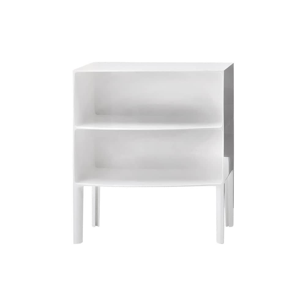 Ghost Buster Chest of drawers plastic material white / W 68 x H 80 cm - Philippe Starck 2010 - Kartell - White - PMMA
