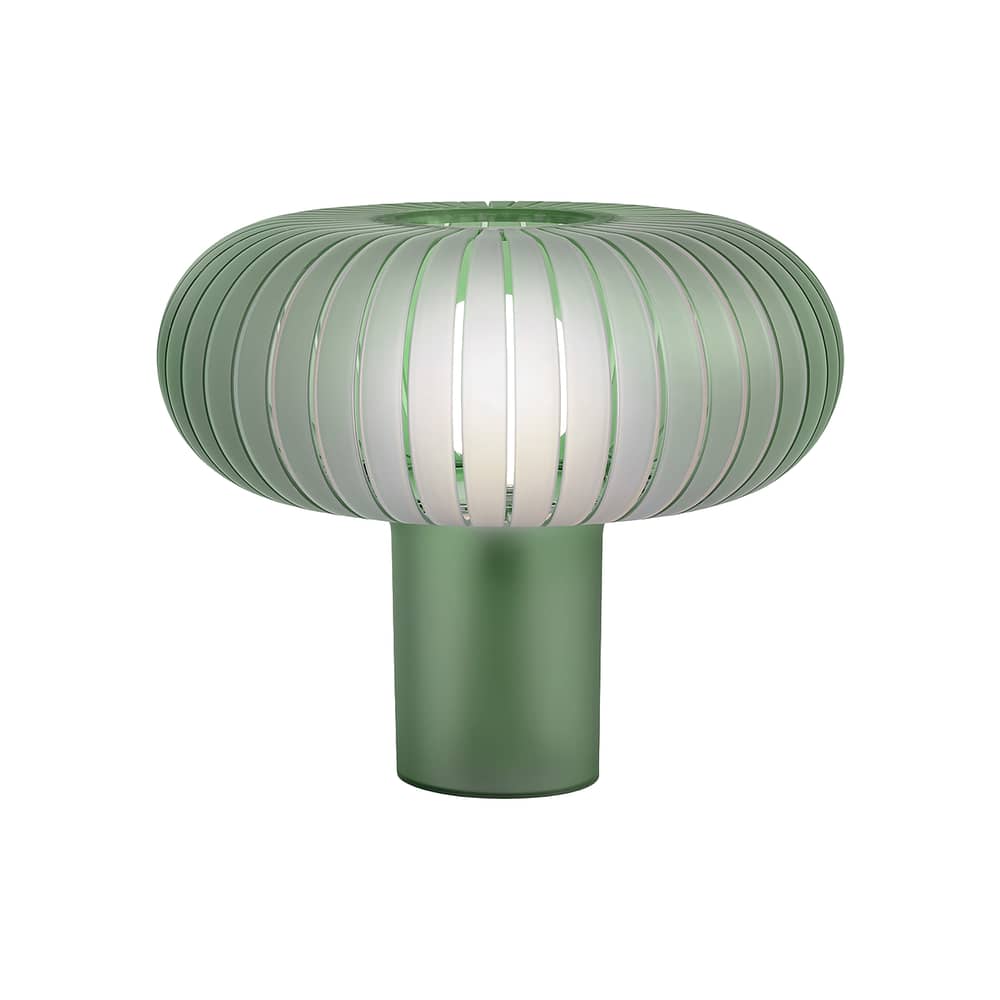 Lampe de table Teresa Frozen / Ø 50 x H 43 cm - Recyclé - Kartell - Vert (translucide) - PMMA recyclé