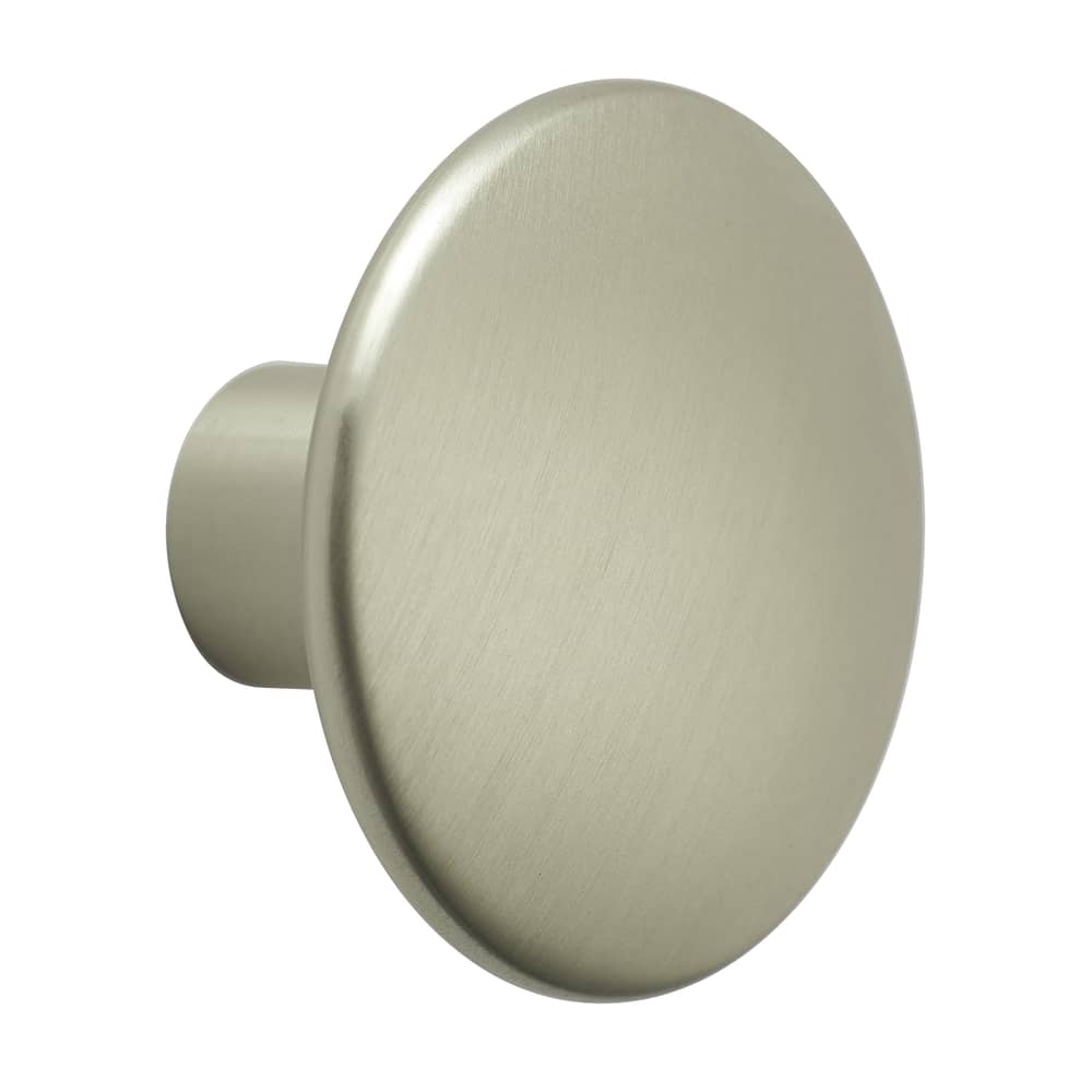 Patère The Dots Metal Large / Ø 5 cm - Muuto - Vert pâle - Aluminium anodisé