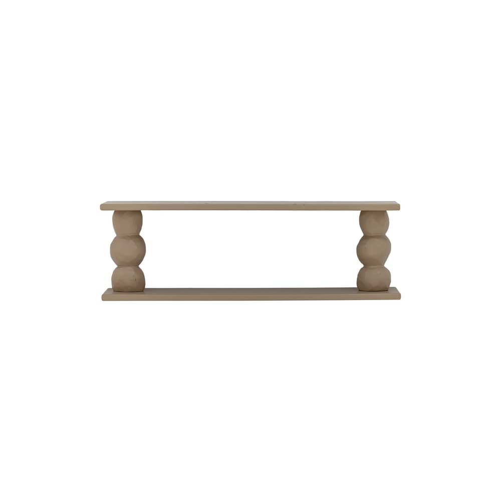 Mensola a muro Solan legno beige / L 80 x P 20 x H 25 cm - Bloomingville - Beige - Abete, MDF