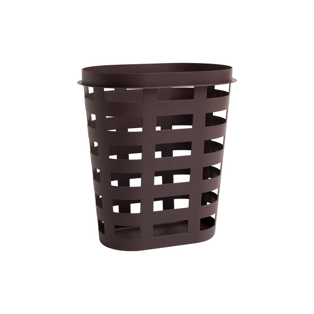 Panier à linge  plastique rouge Large / 57 x 37 x H 62 cm - Hay - Bordeaux - Polypropylène recyclé