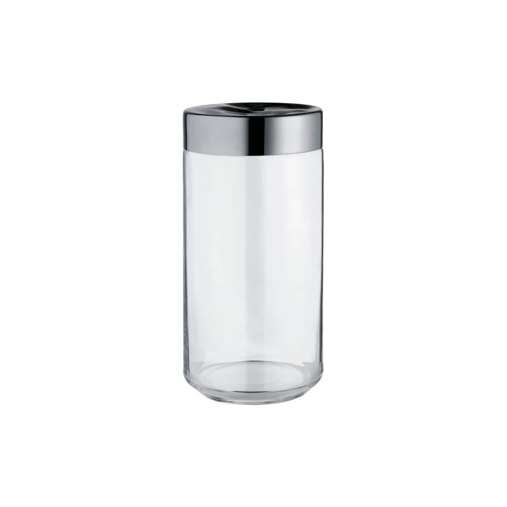 hermetisch verschließbares Glas Julieta metall glas transparent luftdicht - 150 cl - Alessi - 150 cl - Glas und Stahl - Glas, rostfreier Stahl
