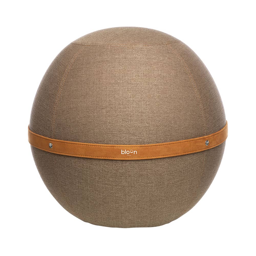 Pouf Original XL / Siège ergonomique - Ø 65 cm / Tissu chiné - BLOON PARIS - Trufa - PVC, Tissu polyester