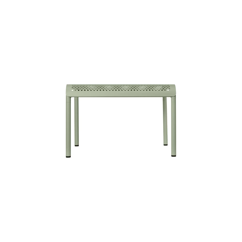 Table basse Dapple métal vert / 57 x 57 x H 38,5 cm - Ferm Living - Vert Thé - Acier galvanisé thermolaqué