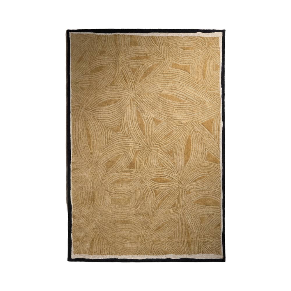Tappeto Sombra tessuto beige / 240 x 170 cm - Tappezzato a mano - Maison Sarah Lavoine - Naturale - Cotone, Iuta