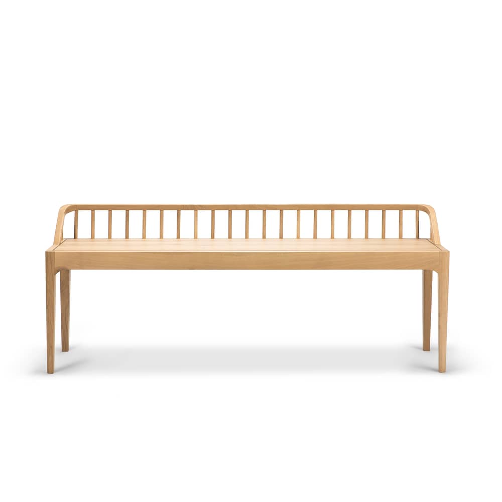 Banc Spindle / L 150 cm - Ethnicraft - Chêne - Chêne massif