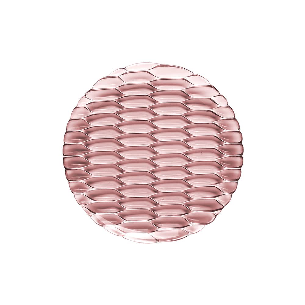 Piatto da dessert Jellies Family materiale plastico rosa / Ø 21,5 cm - Kartell - Rosa - Tecnopolimero termoplastico