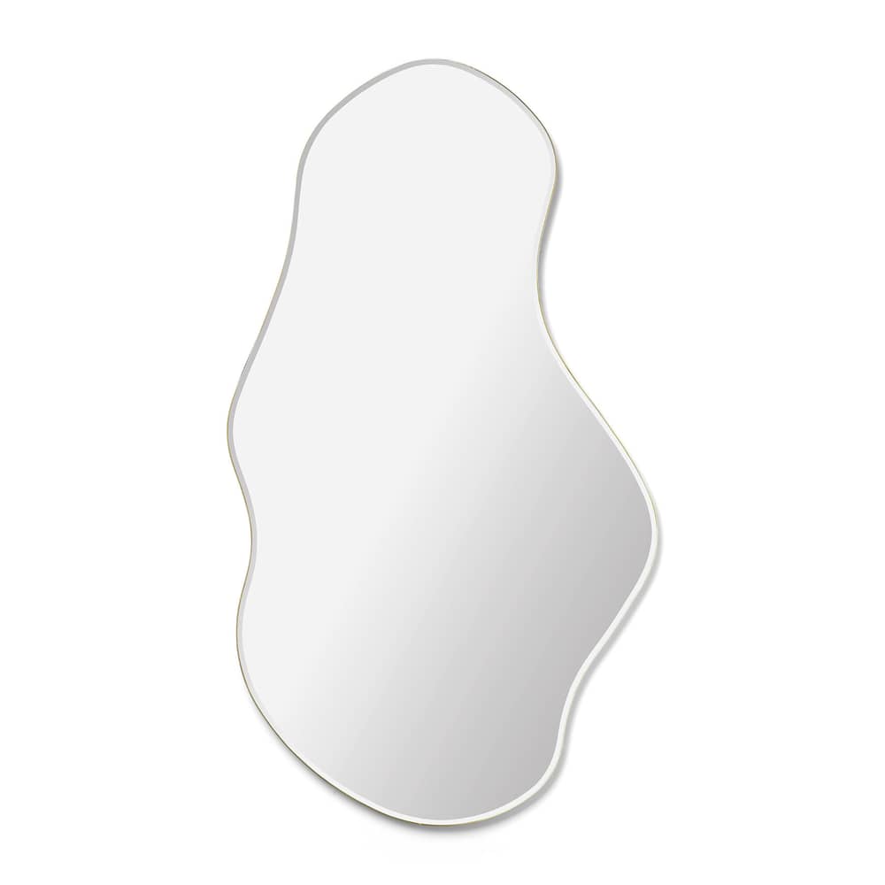 Ferm Living Pond Large Wall mirror - black brass | Made In Design UK
