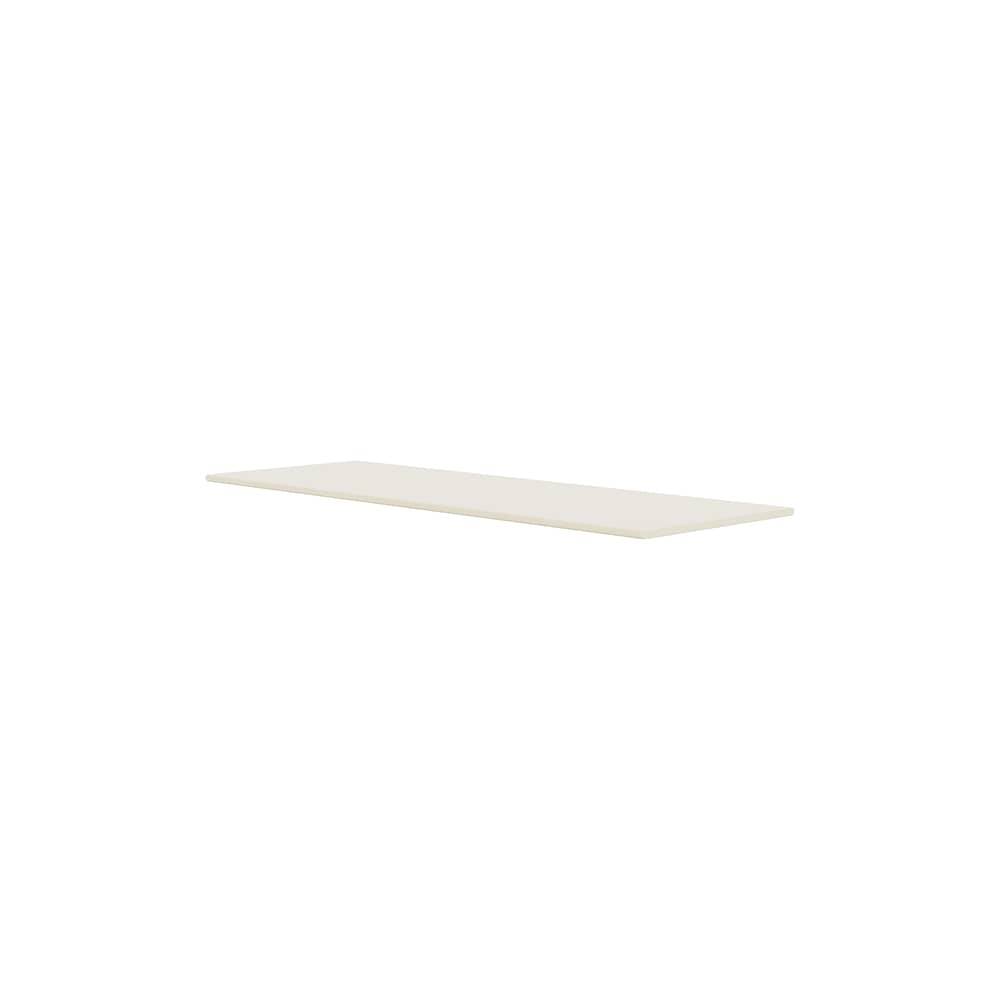 Zubehör  holz gelb / Obere Ablage für zwei Montana Mini-Module - B 70 x T 25 cm - MONTANA - Vanilla 150 - lackierte Holzfaserplatte