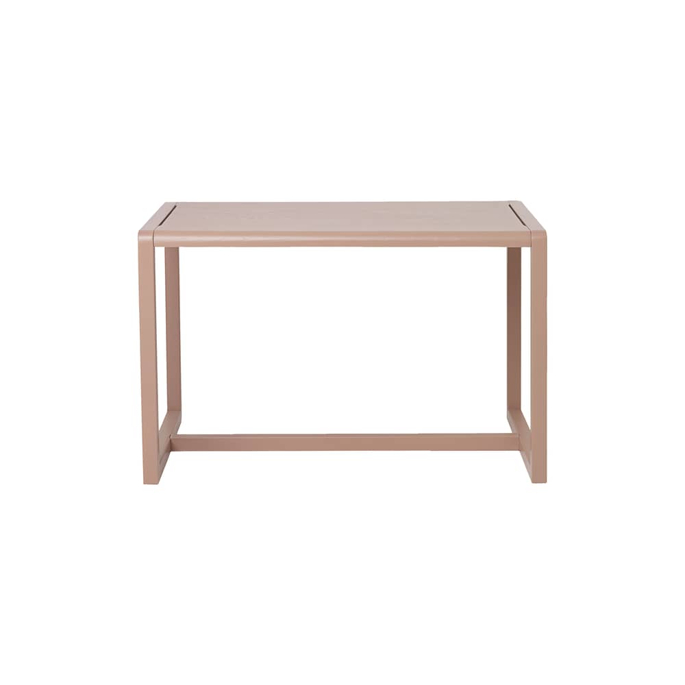 Table enfant Little Architect / 4 places - 76 x 55 cm - Ferm Living - Rose - Contreplaqué de frêne