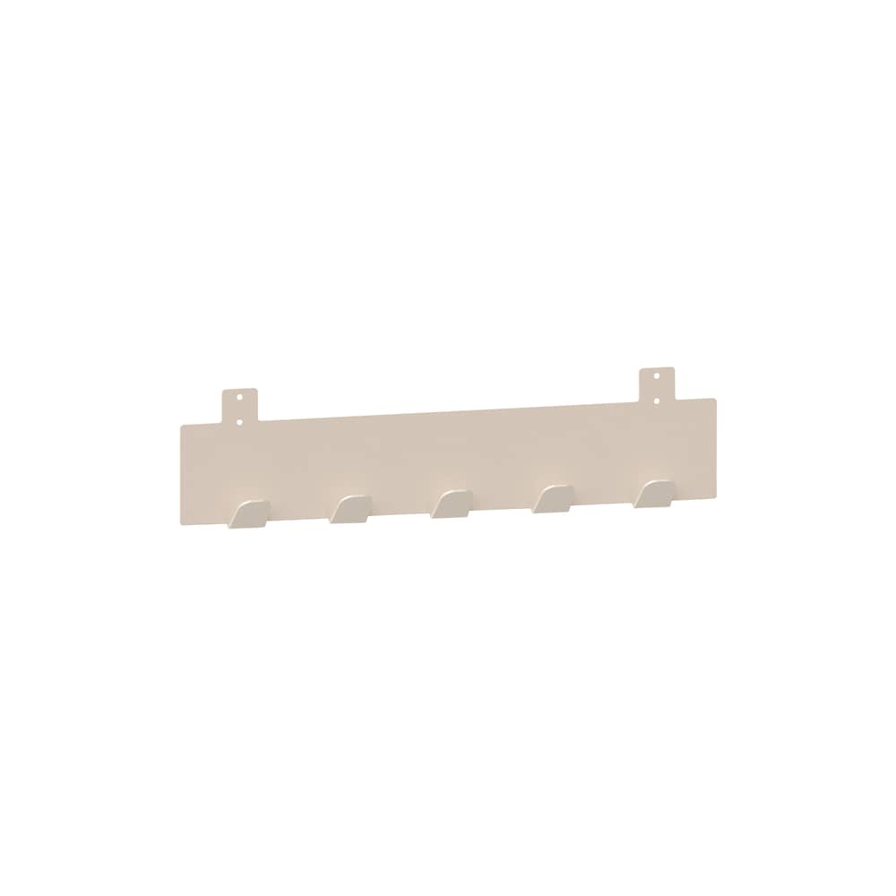 Accessorio  metallo bianco / Gancio da parete per mensola Pli L 45 cm - TIPTOE - Bianco cremoso - Acciaio termolaccato