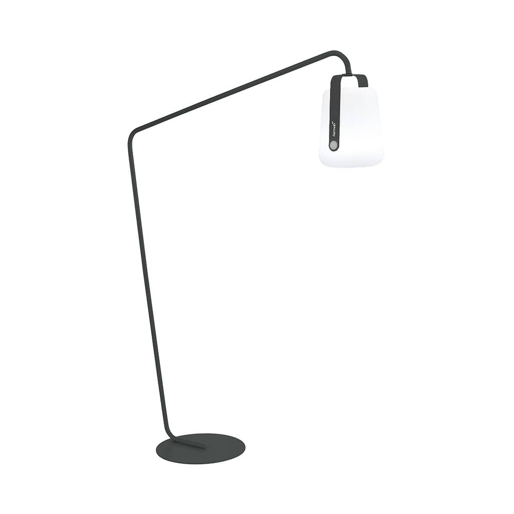 Zubehör  metall schwarz / Versetzter Fuß für Taschenlampen Balad - H 190 cm - Fermob - Anthrazit - bemalter Stahl
