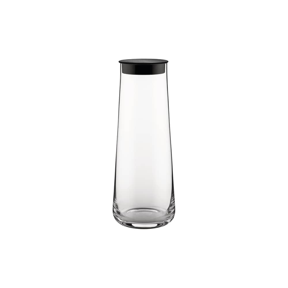 Caraffa Eugenia vetro trasparente / 1,1 L - Tappo in silicone - Alessi - Trasparente - Silicone, Vetro cristallino