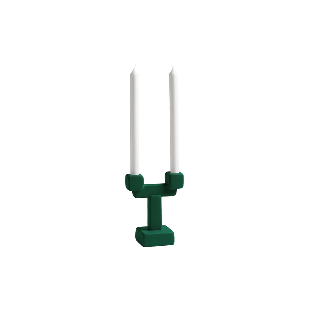 Chandelier Chunk Small métal vert - & klevering - Vert - Aluminium