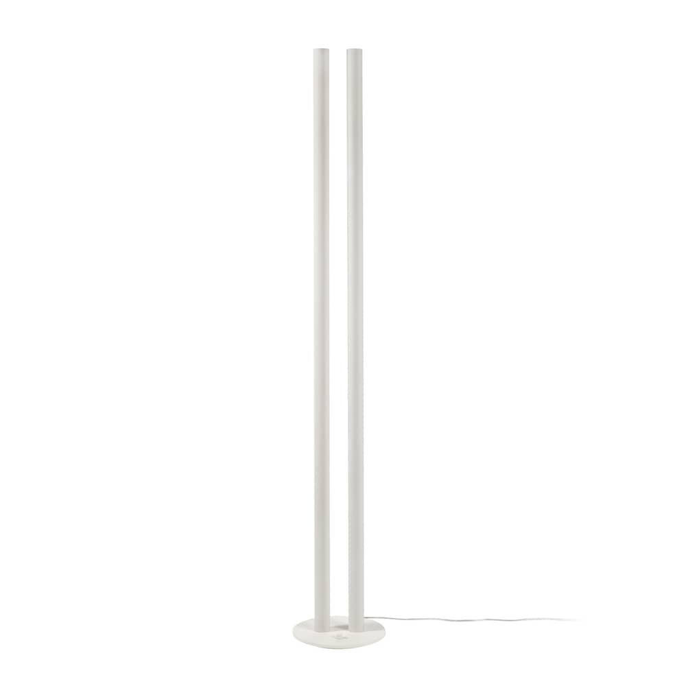 L1 LED Floor lamp metal white aluminium / H 190 cm - valerie objects - White - Aluminium