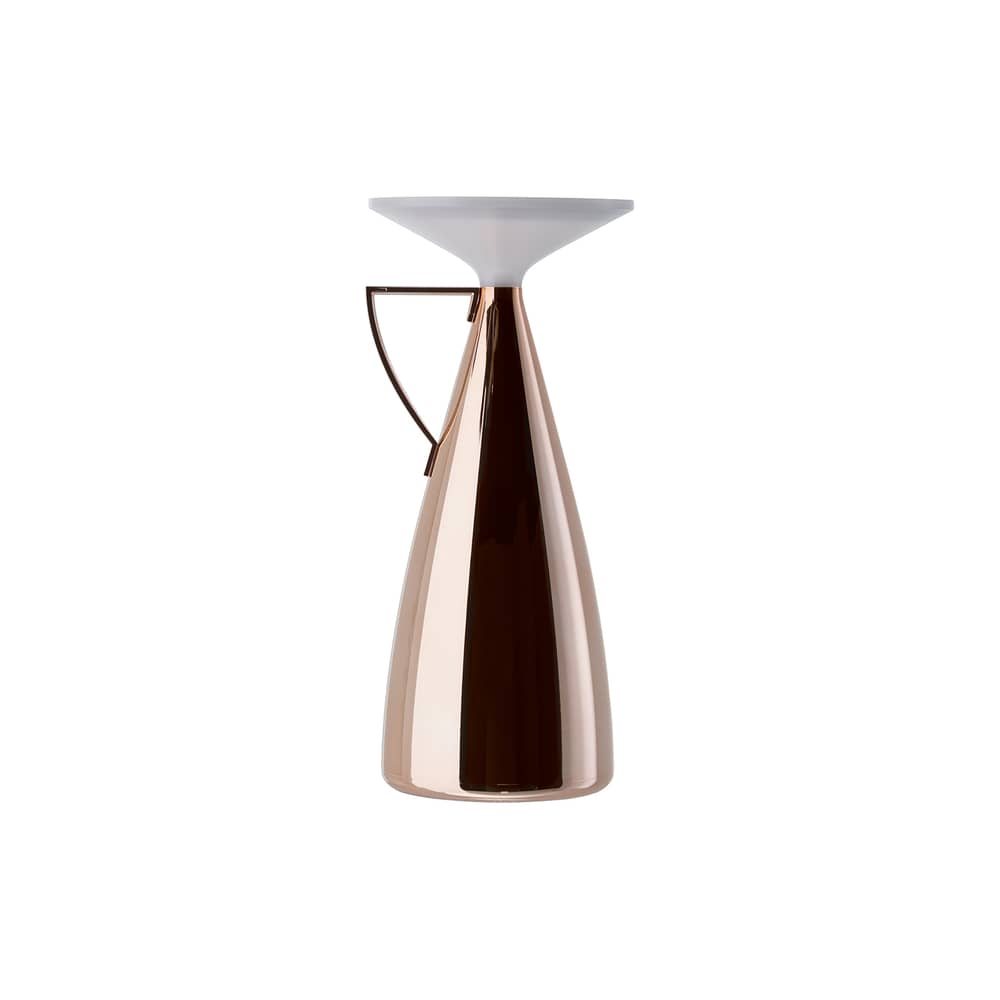 Lampe sans fil rechargeable Camomille LED cuivre / By Philippe Starck - Recyclé - Kartell - Cuivre métallisé - PMMA recyclé