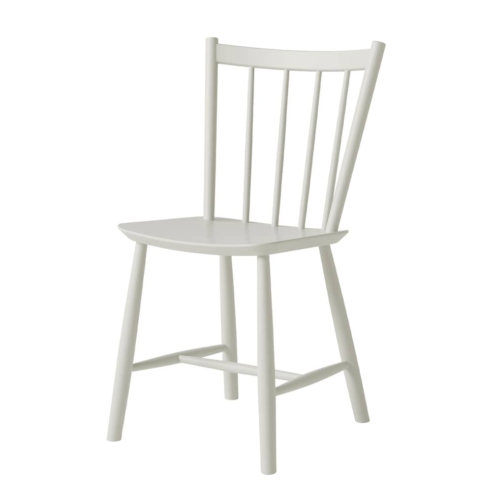 Stuhl J41 holz grau Holz grau / Neuauflage 1933 - Hay - Warm-grau - Buchenfurnier, massive Buche