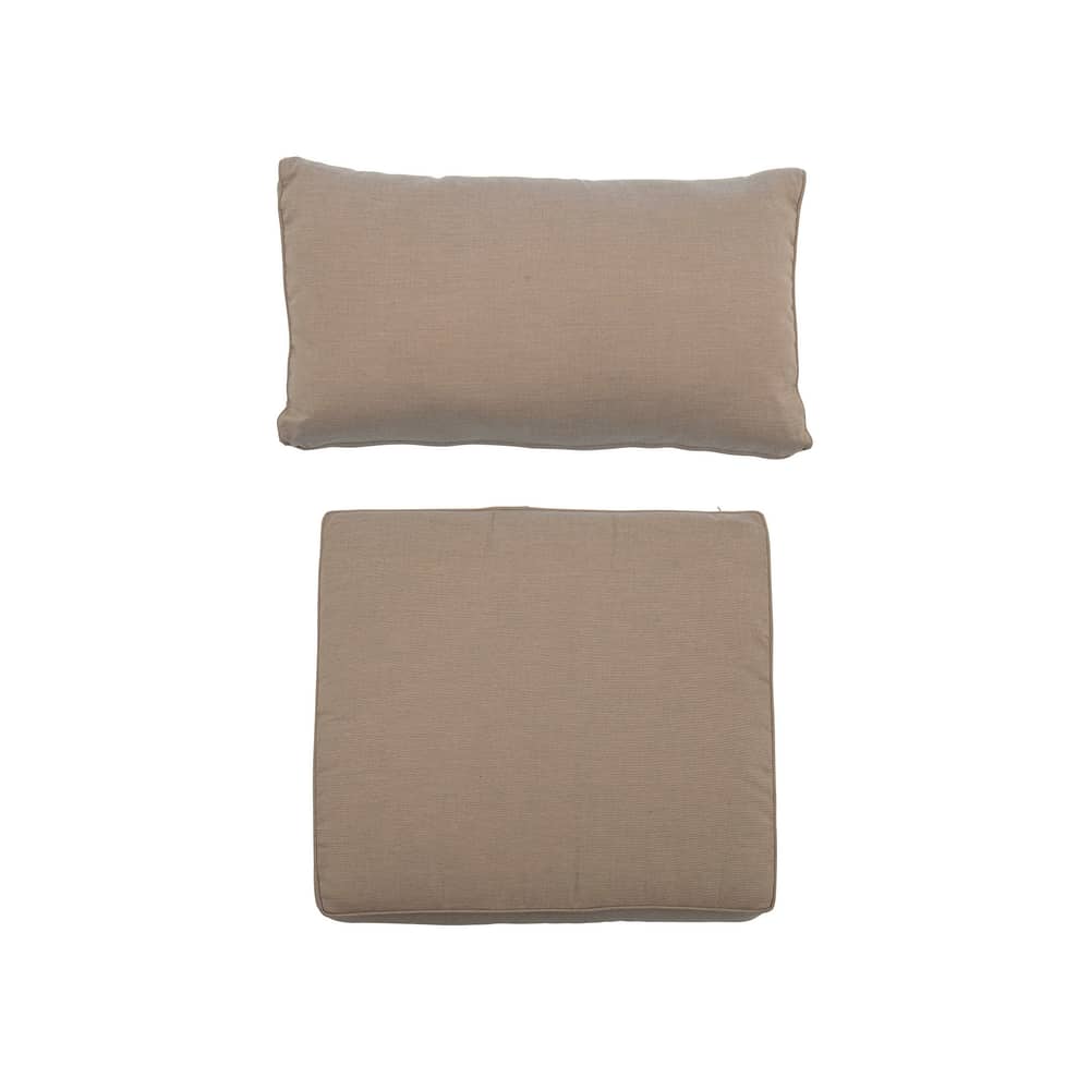  Accessory textile beige / Set 2 Cushion covers for Mundo armchair (without stuffing) - Bloomingville - Brown - Polyester