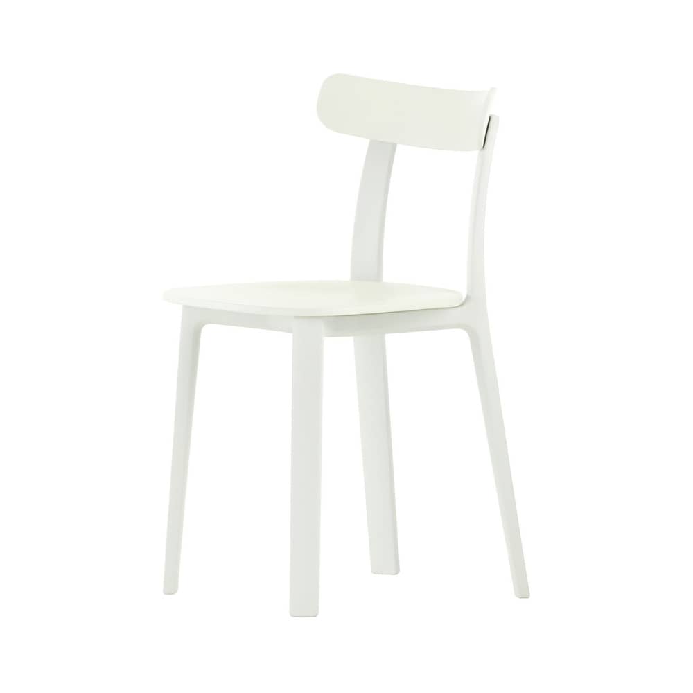 Chaise APC plastique blanc - Vitra - Blanc - Polypropylène teinté
