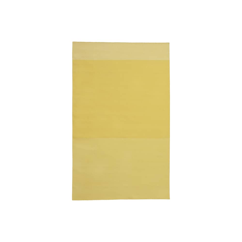 Varjo Rug textile yellow / 170 x 240 cm - Hand-woven Wool - Muuto - Yellow - Wool