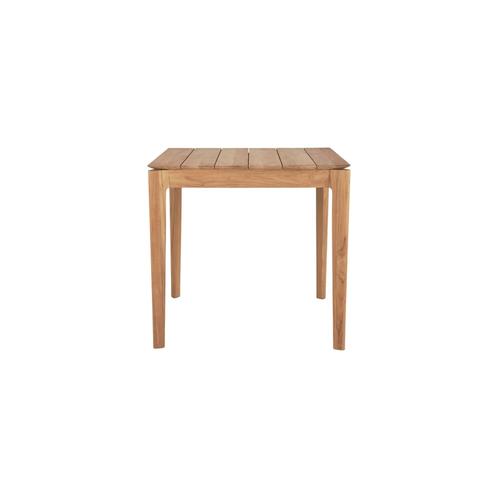 Tavolo quadrato Bok OUTDOOR legno naturale / 80 x 80 cm - 4 persone - Ethnicraft - 80 x 80 cm - Teak massello