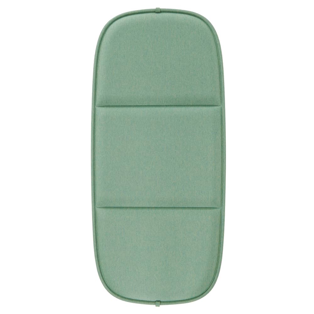 Accessoire  tissu vert / Coussin d\'assise pour canapé HiRay - Recyclé - Kartell - Vert foncé - Polyuréthane, Tissu recyclé