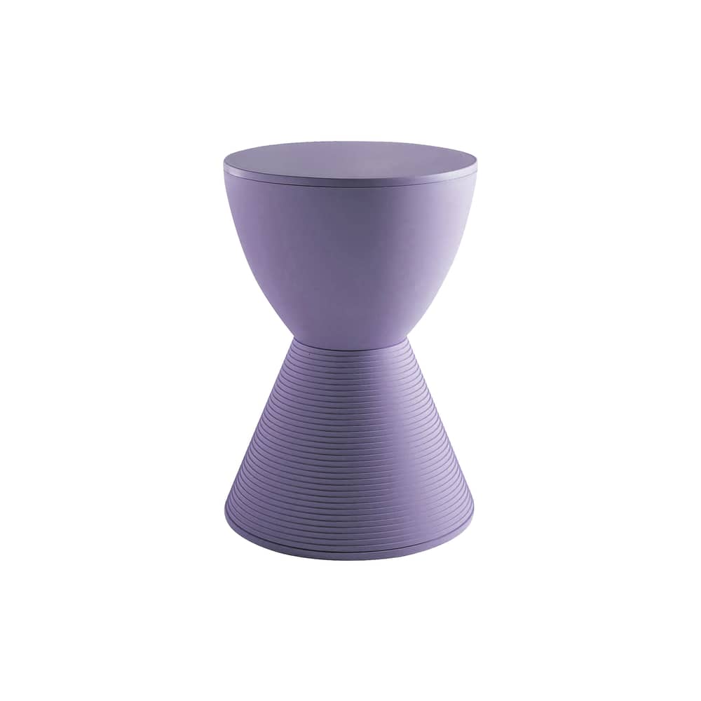 Tabouret Prince AHA / Plastique - Kartell - Gris lavande - Polypropylène
