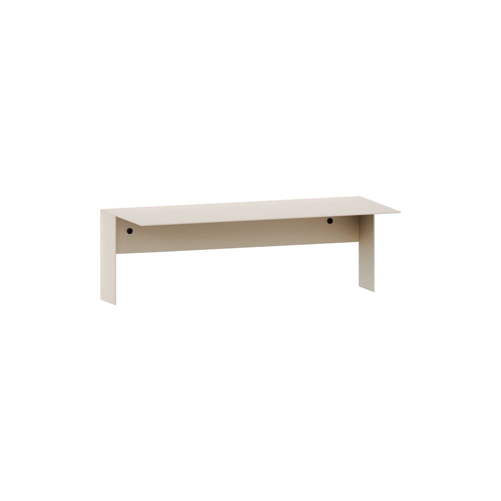 Étagère Pli Floating métal blanc / 45 x 20 cm - TIPTOE - Blanc crème - Acier thermolaqué