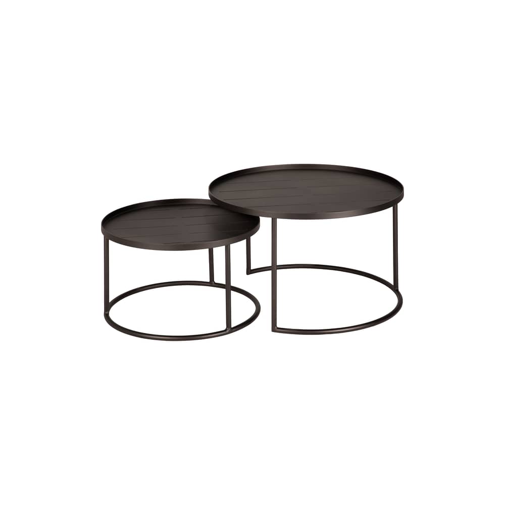 Tables gigognes Core Small & Large Ethnicraft - nouvelle collection ethnicraft