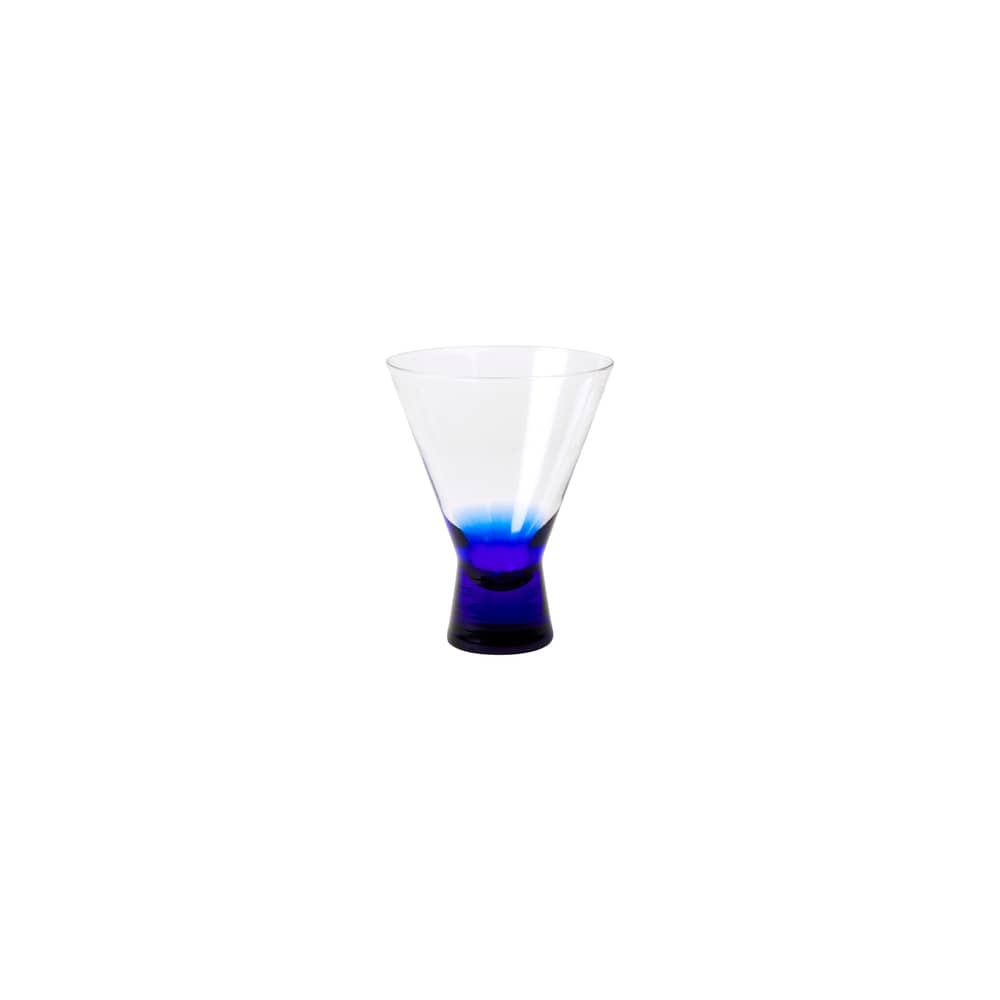 Cocktailglas Konus glas blau / Ø 9,5 x H 12 cm - 20 cl - BROSTE COPENHAGEN - Blau - mundgeblasenes Glas