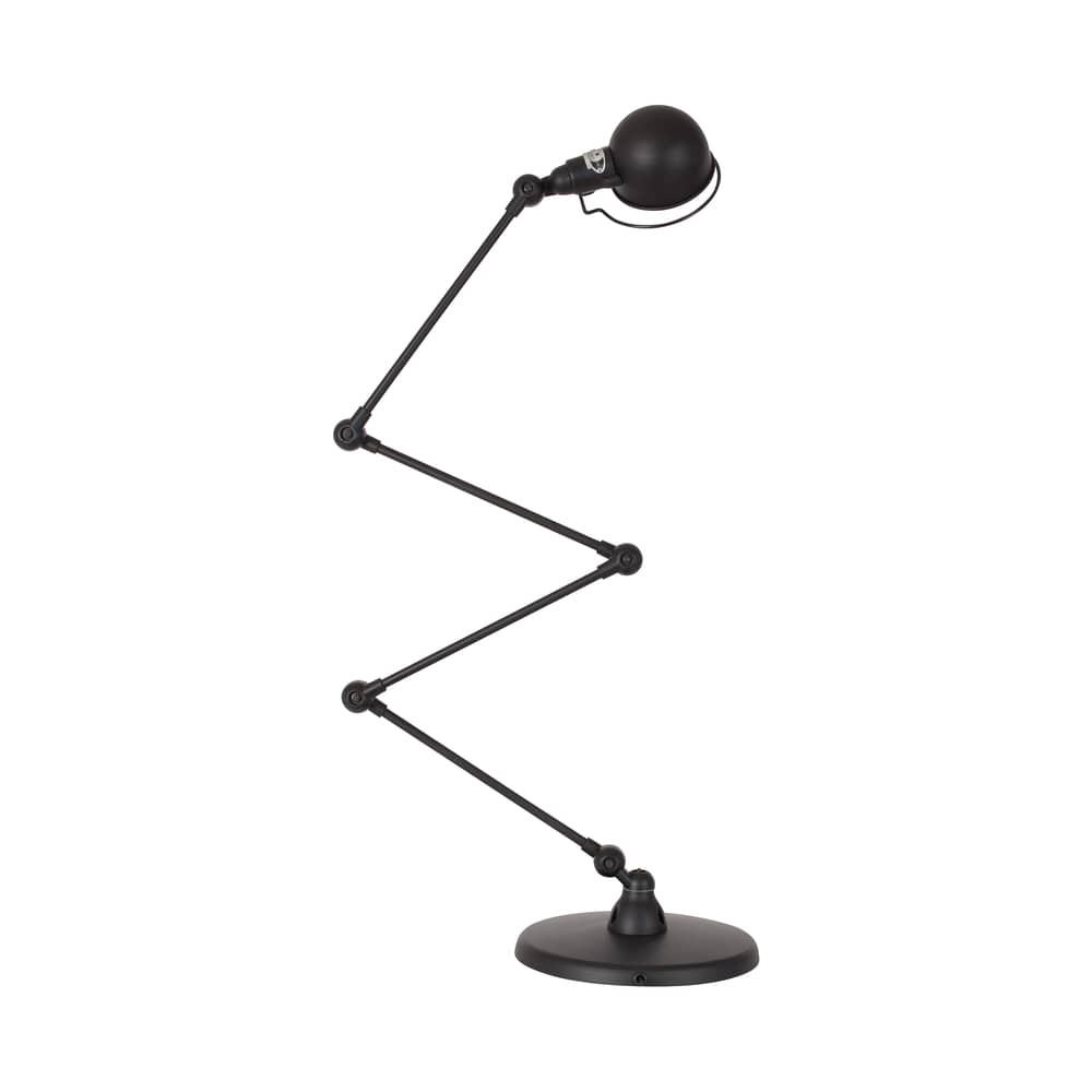 Floor lamp Signal Zigzag Jieldé 4 arms - H max 120 cm - Black