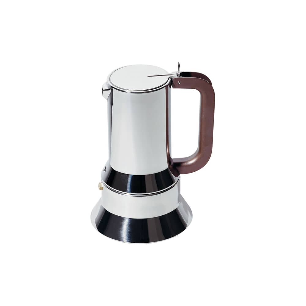 Cafetière italienne 9090 métal / 1 à 3 tasses - Alessi - 1 à 3 tasses - Acier inoxydable