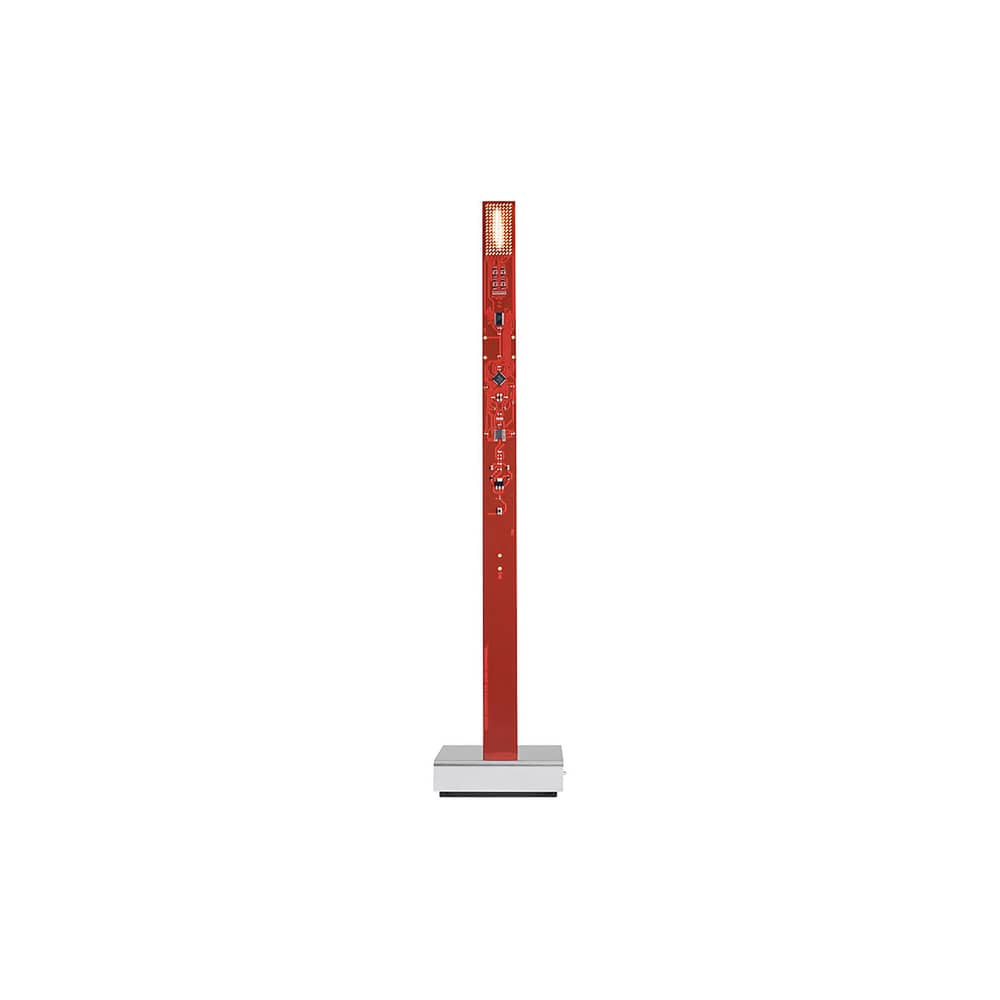 My New Flame Table lamp plastic material red / LED Candle - 40 cm / USB version - Ingo Maurer - Red - Metal, Plastic material