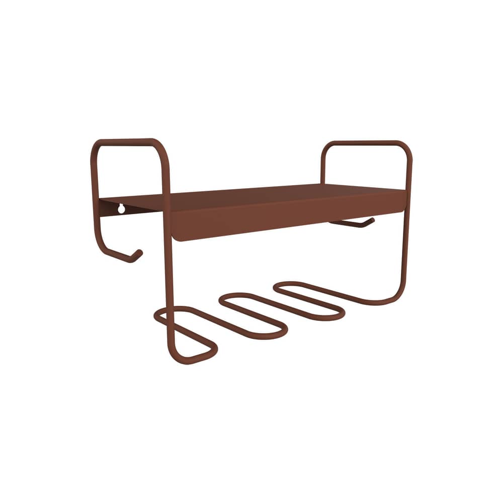 Wandregal Picolino metall rot / B 52 x H 30 cm - Fermob - Okkerrot - Stahl