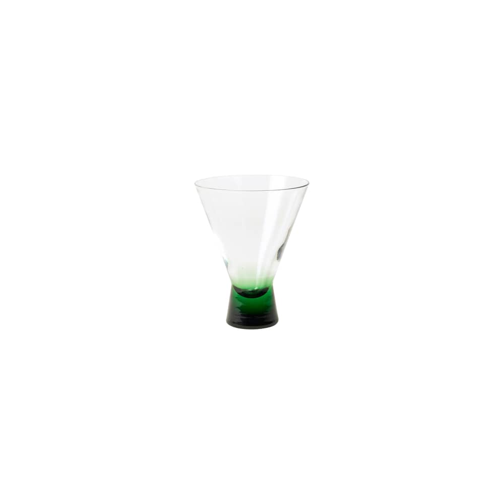 Cocktailglas Konus glas grün / Ø 9,5 x H 12 cm - 20 cl - BROSTE COPENHAGEN - Grün - mundgeblasenes Glas
