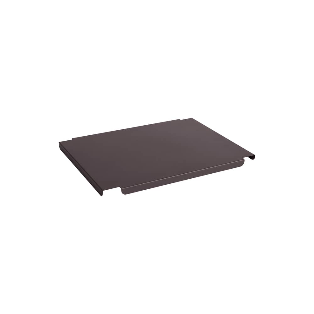 Deckel  metall rot / Für Korb Colour Crate Medium 26,5 x 34,5 cm - Hay - Bordeaux - Stahl