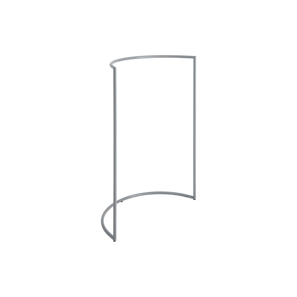 Portant Colour Rack métal gris / Forme C - L 112 x P 54 cm - Hay - Gris - Acier thermolaqué