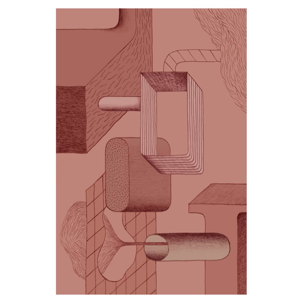 Tapis Station  rose / 200 x 300 cm - Edition limitée 20 ans MID - Made in design Editions - Station - Polyamide