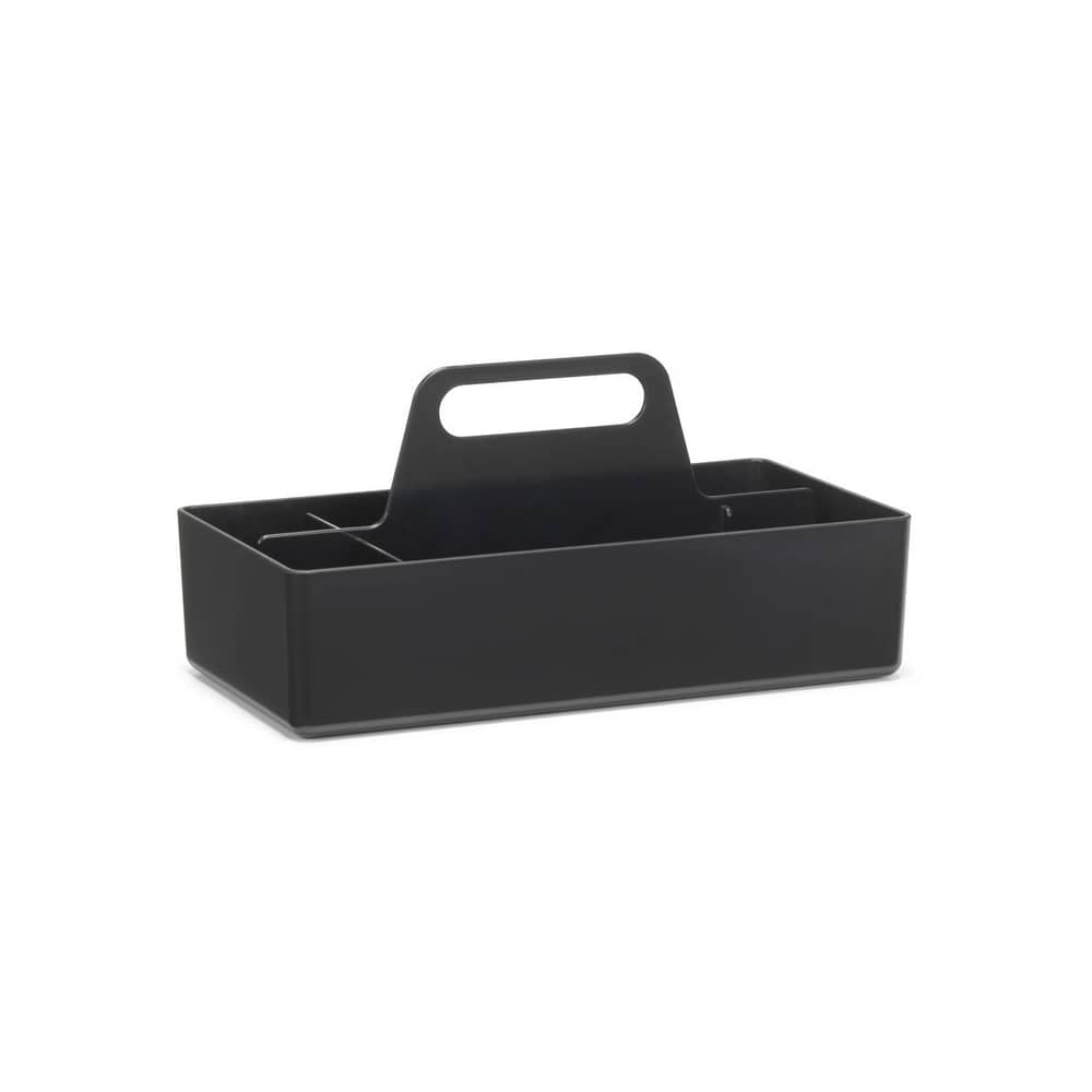 Bac de rangement Toolbox plastique noir / 32 x 16 cm - Arik Levy, 2010 - Vitra - Noir - ABS