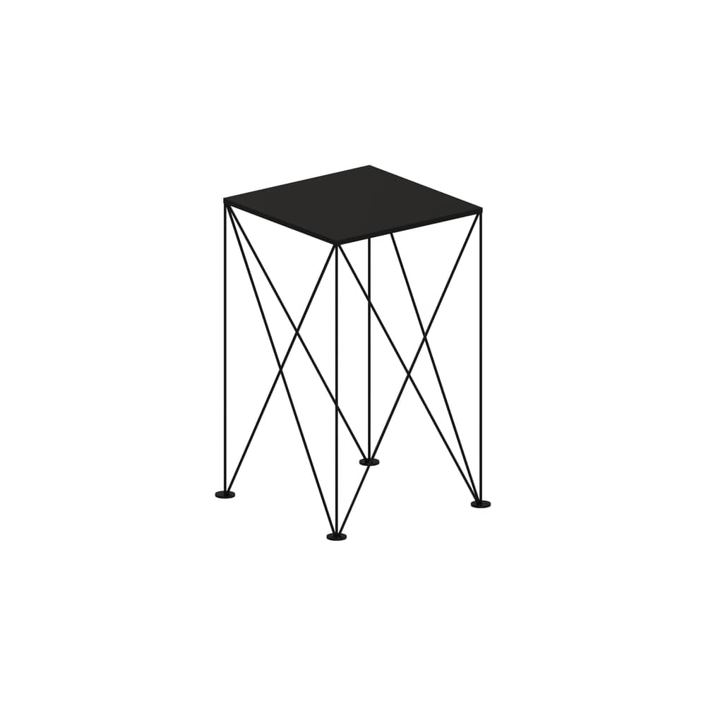 Light Star Coffee table metal black / 41 x 41 x H 69 cm - Zeus - 41 x 41 x H 69 cm / Copper black - Steel