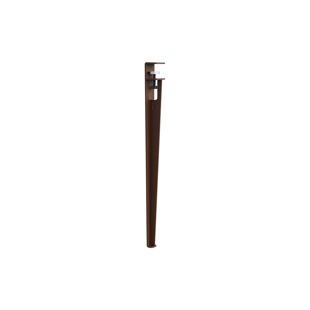 Fuß  metall braun - TIPTOE - Marron (by Uchronia) - thermolackierter Stahl