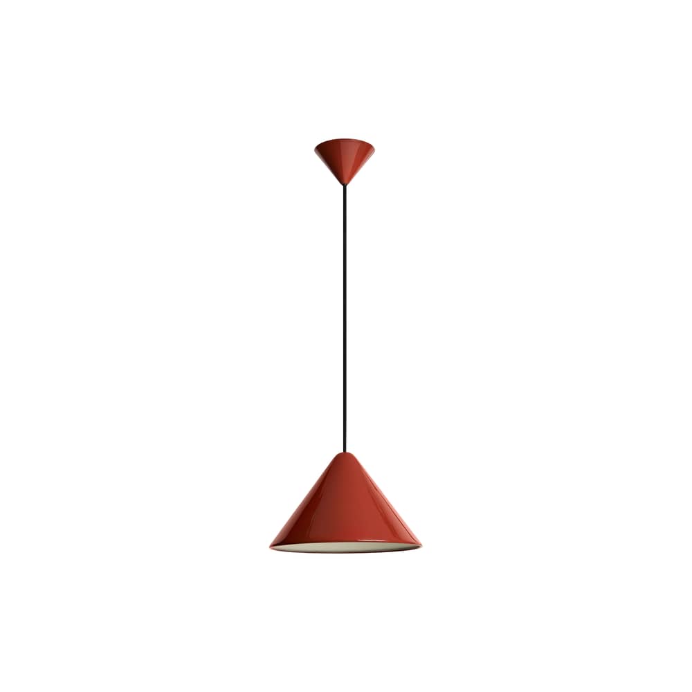 Compass Pendant metal red / Ø 26 cm - Hay - Reds - Lacquered aluminium