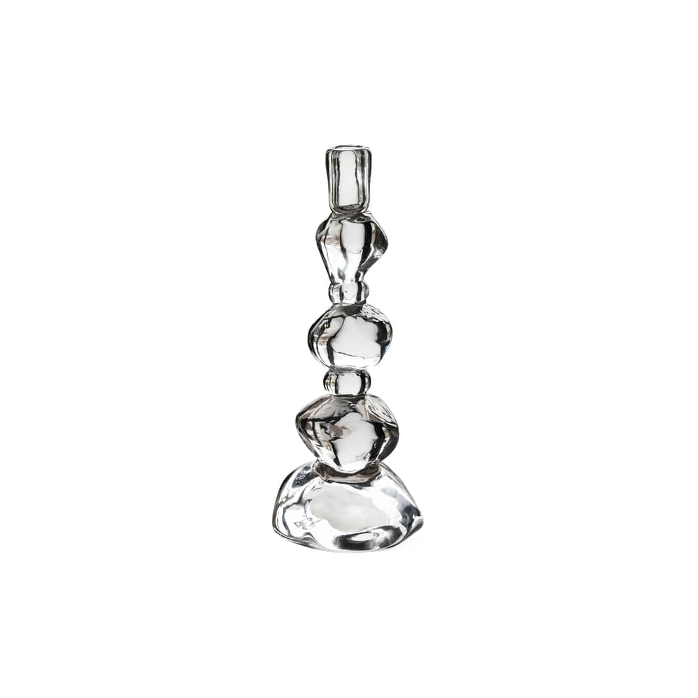 Portacandela  vetro trasparente Grande di Nienke Sikkem / H 32,5 cm - HK LIVING - Trasparente - Vetro