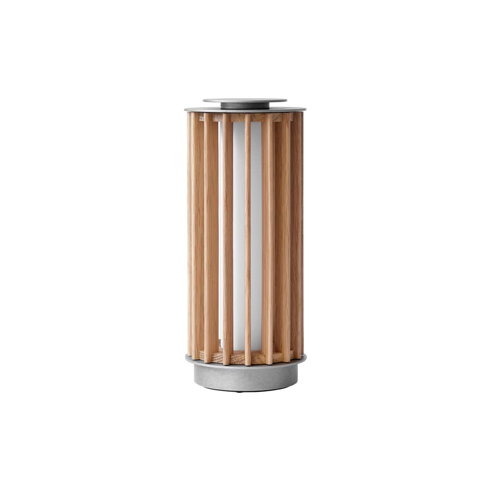 Lampada senza fili ricaricabile Numbra TY3 LED legno naturale - &tradition - Rovere naturale - Alluminio, Rovere
