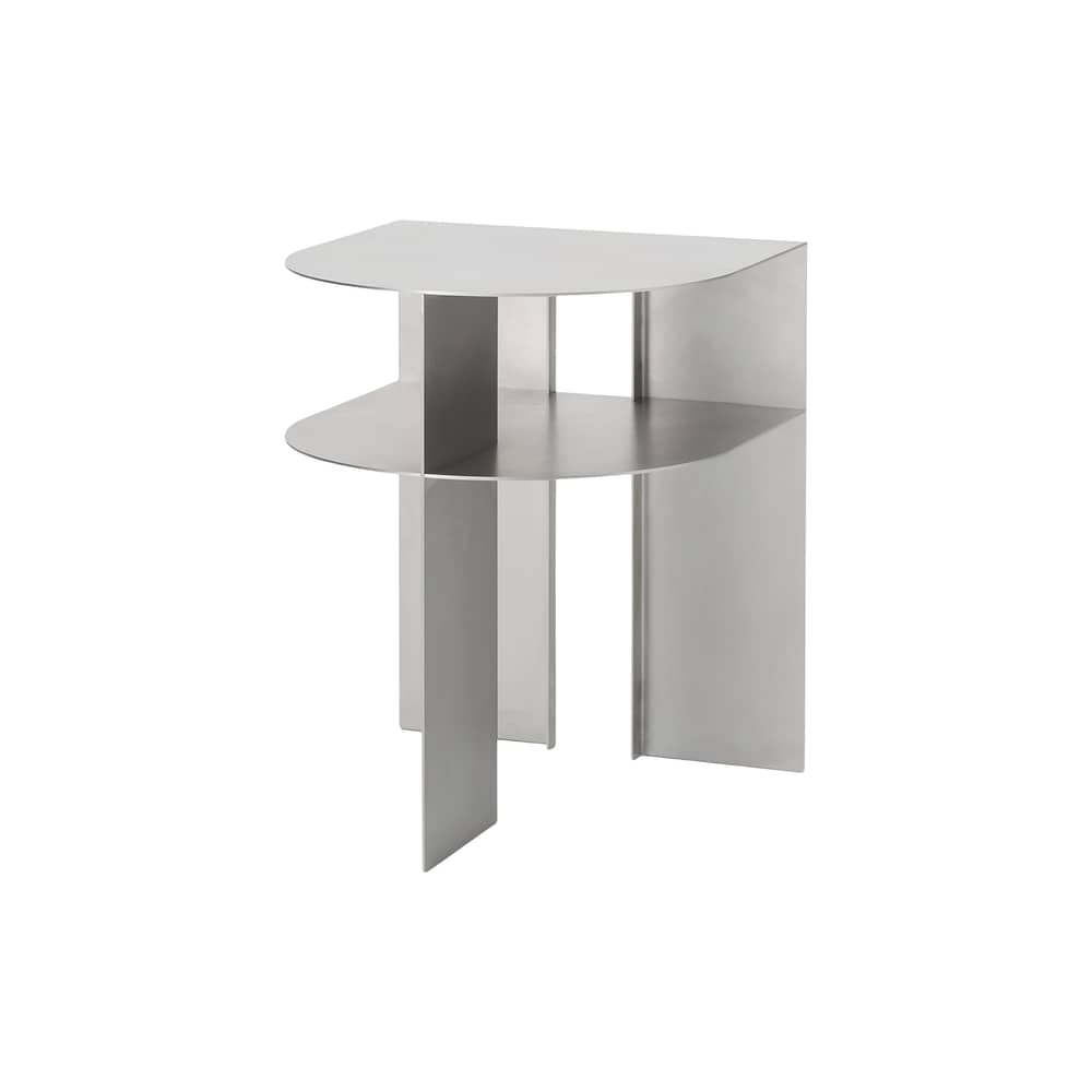 Table d\'appoint Rand métal / 40 x 40 x H 48,4 cm - NEW WORKS - Acier - Acier