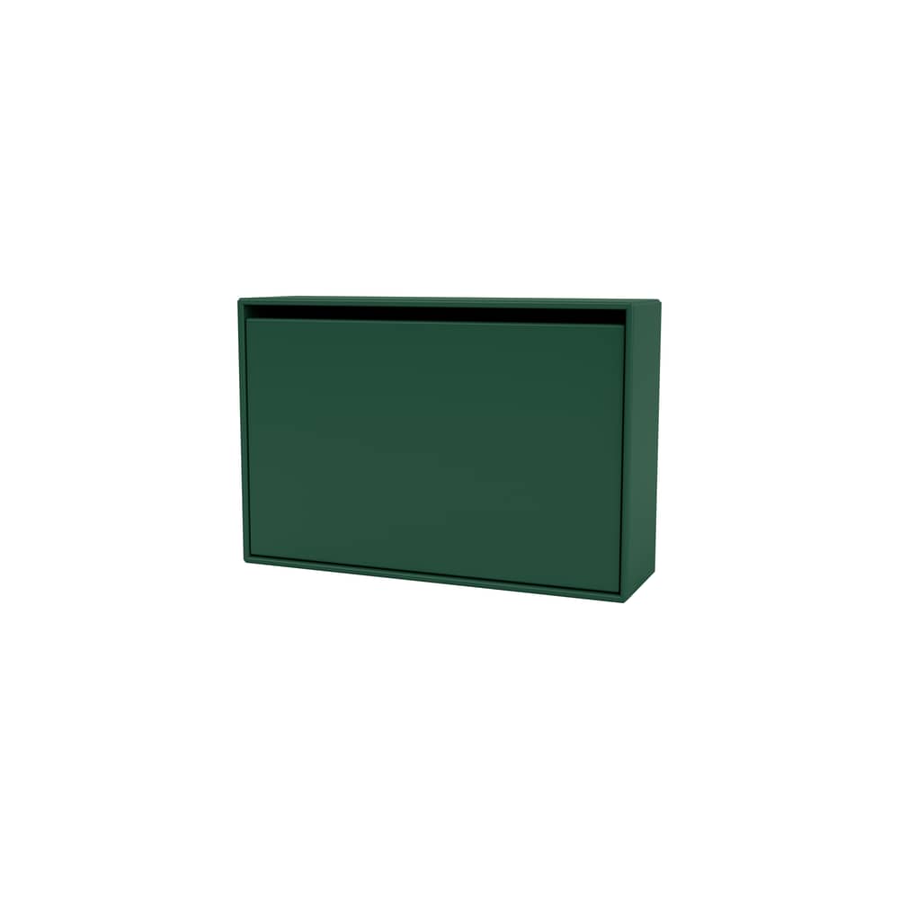 Mobile per scarpe Hide legno verde / L 69,6 x H 46,8 x P 20 cm - MONTANA - Pino 136 - MDF laccato