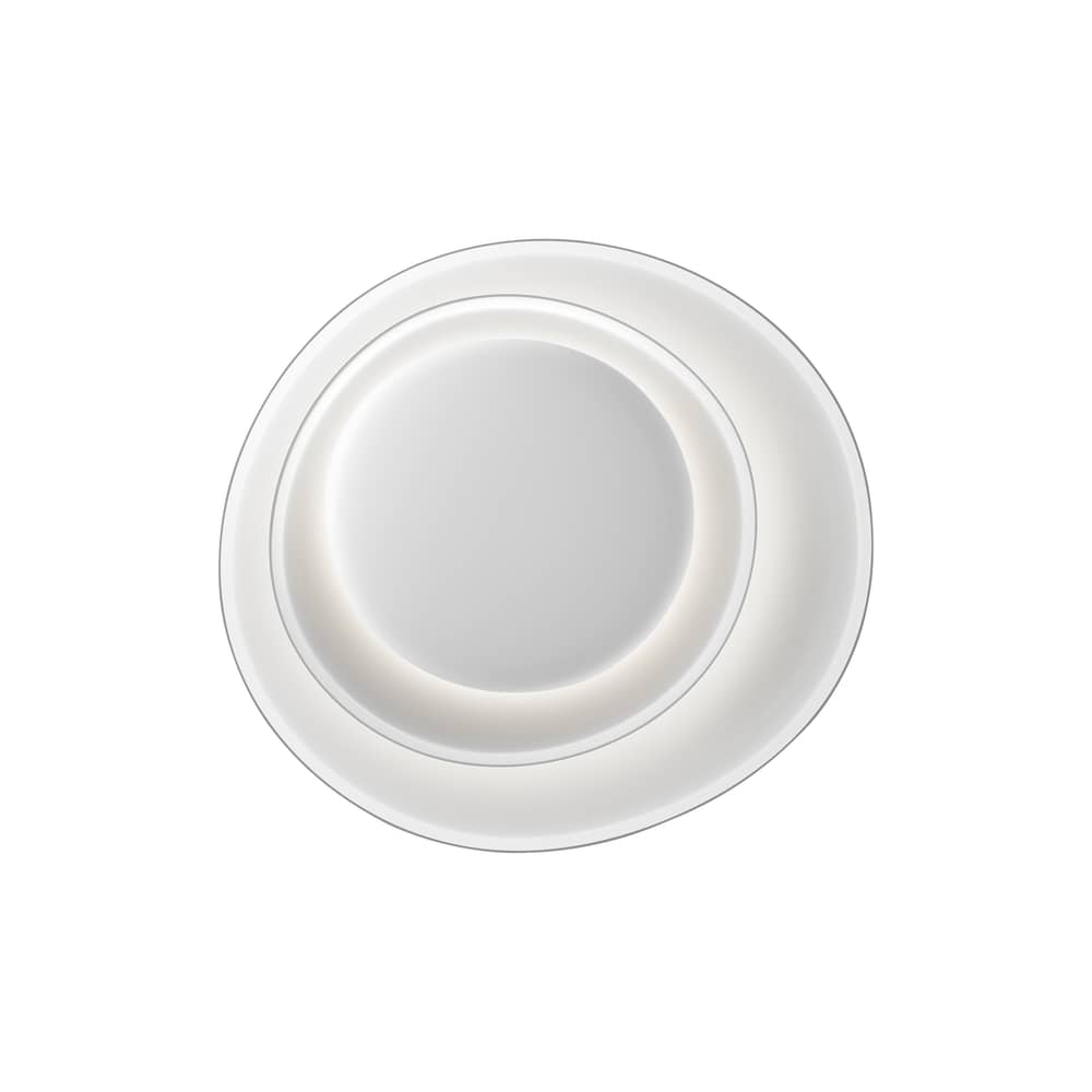 Applique Bahia LED plastique blanc / Plafonnier - 76 x 70 cm - Foscarini - Blanc - Polycarbonate