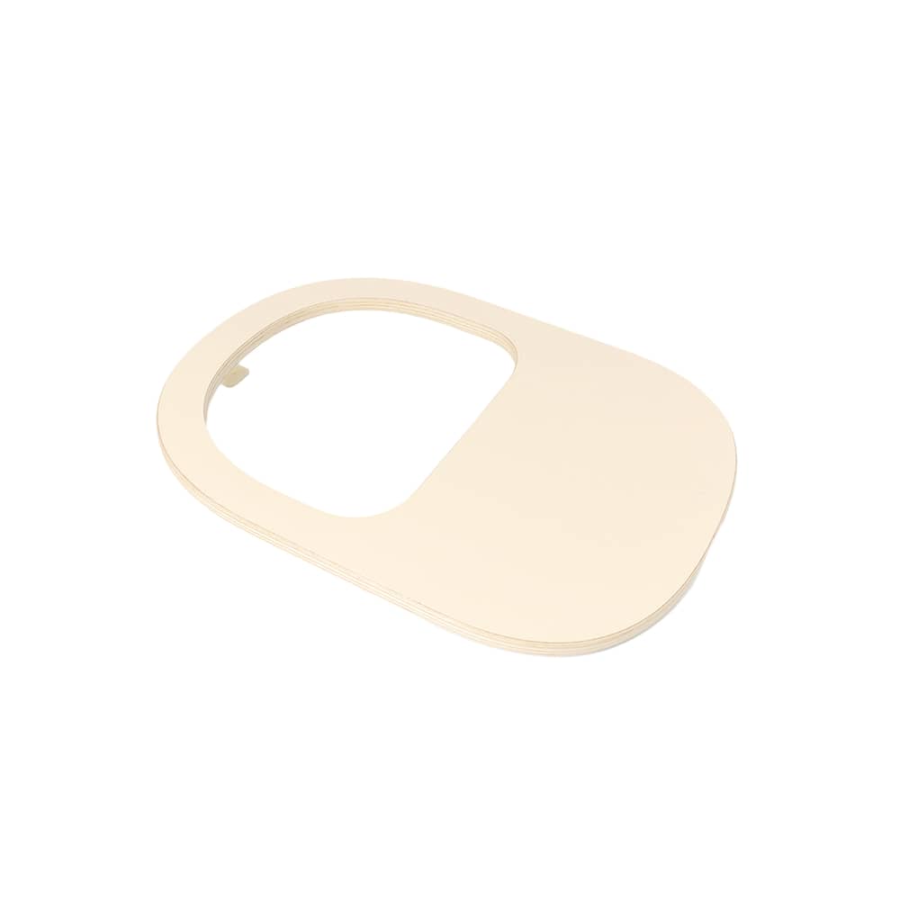 Zubehör pour chaise haute Growing Green holz beige / Tablett für Mahlzeiten - NOBODINOZ - Armlehne: Tablett für Mahlzeiten - Furnier, Melamin