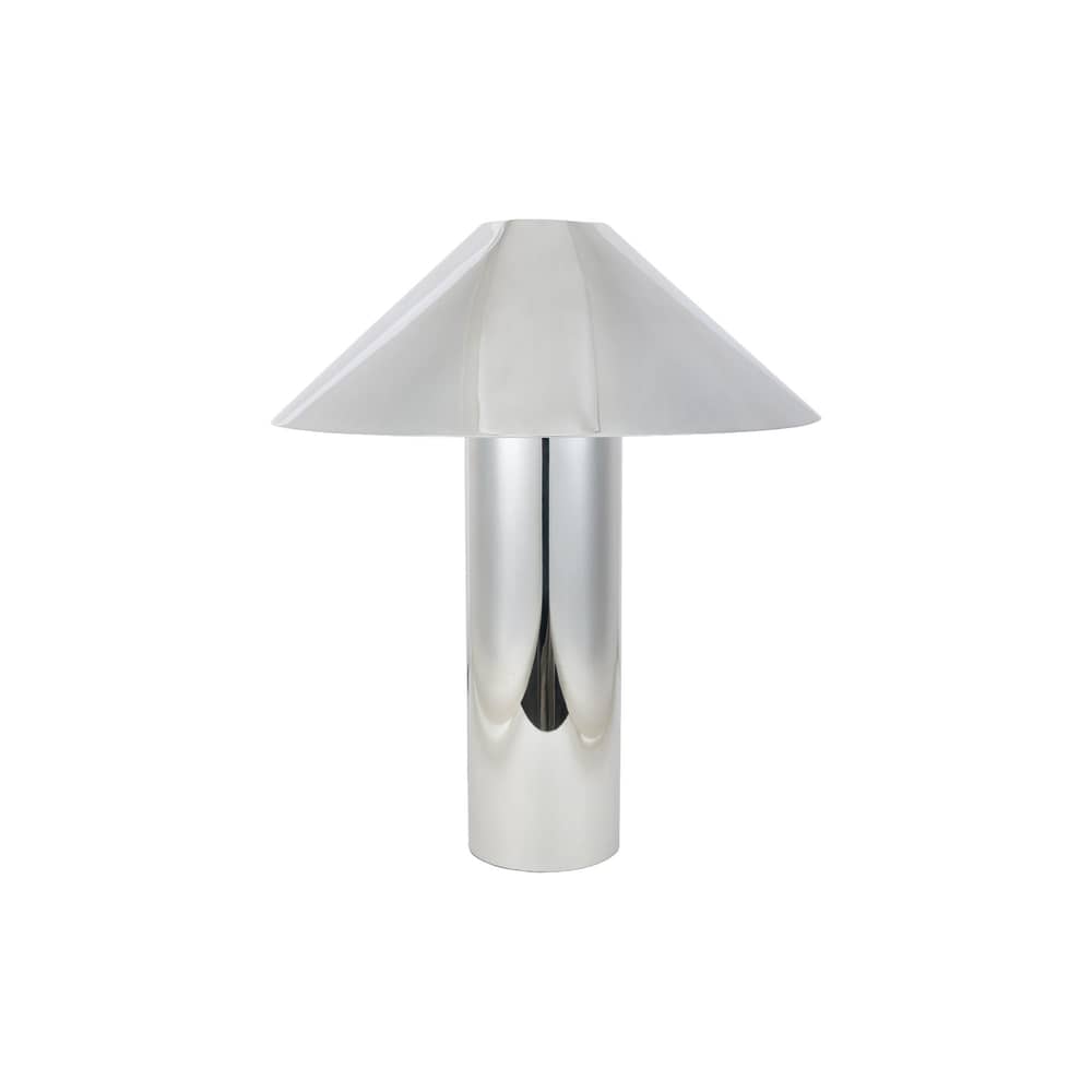 Tischleuchte Chroma metall silber / H 41 cm - NV GALLERY - Verchromt - rostfreier Stahl