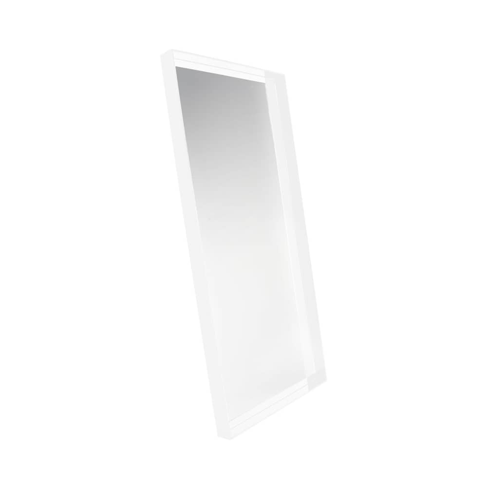 Only me Wall mirror plastic material white / L 80 x H 180 cm - Kartell - White - PMMA